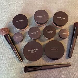 bareMinerals Foundation Collection and Brushes